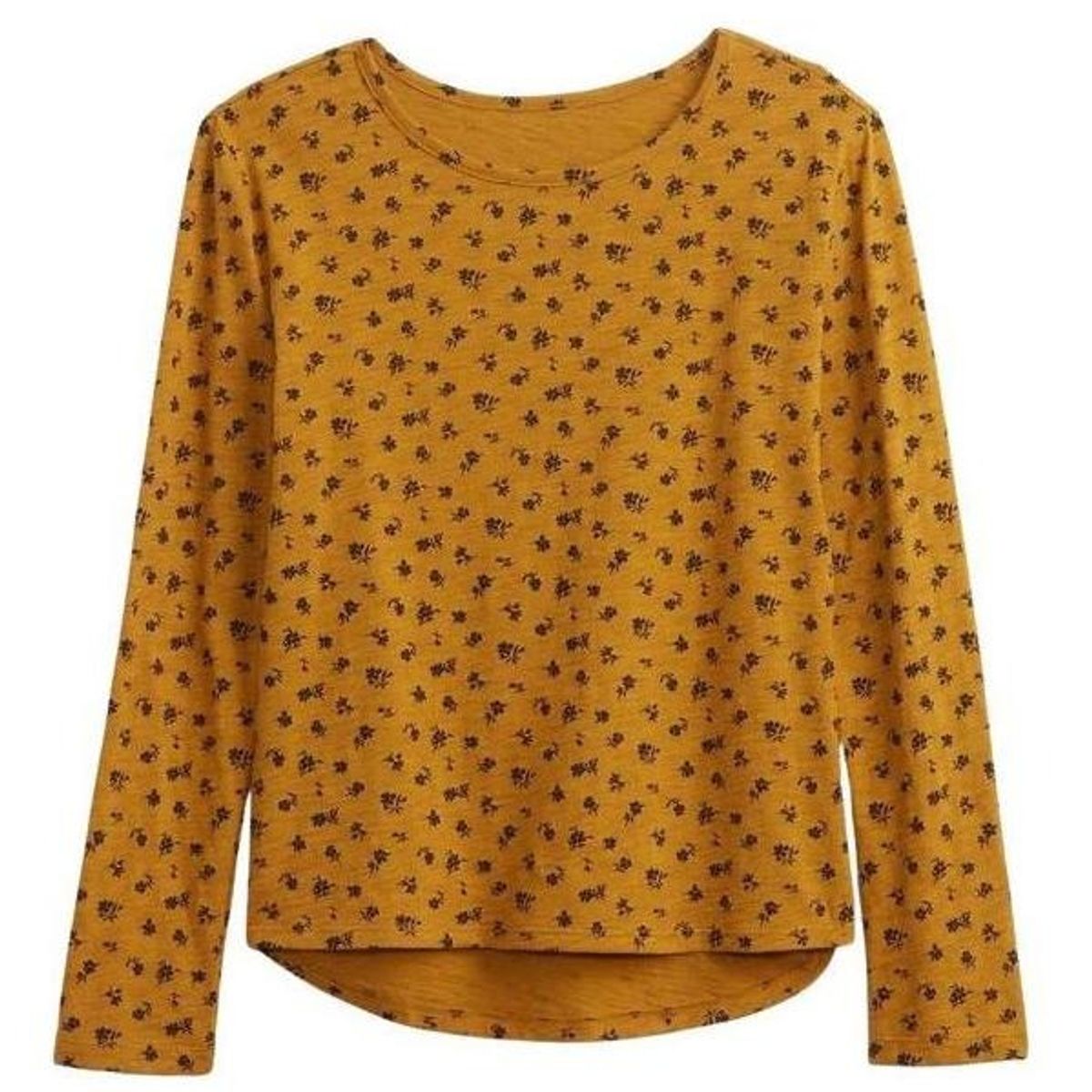 GAP - Polera Manga Larga Amarillo GAP