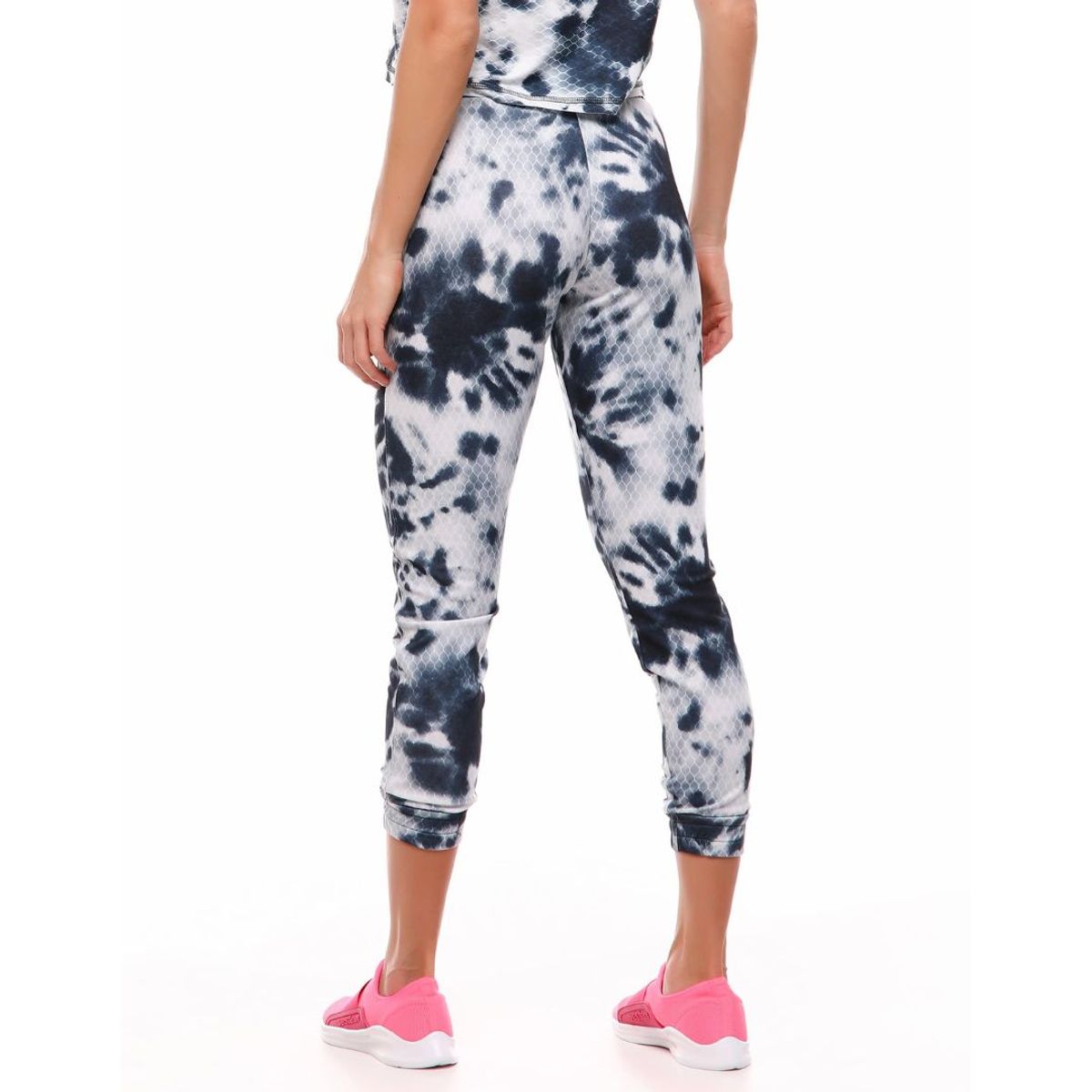 VESTEM - Jogger Atlantica Camuflado Tie Dye Negro Blanco