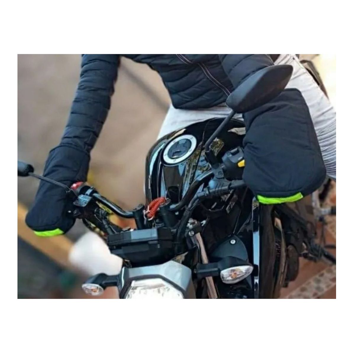 GENERICO - Cubre puños universales para motos