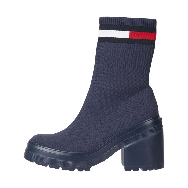 TOMMY HILFIGER - Botas De Punto Resistentes Al Agua Azul Tommy Hilfiger