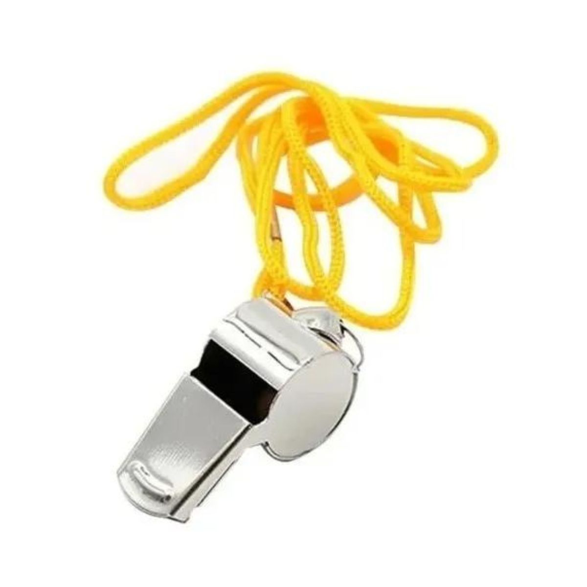 EKOI - Silbato Metálico Cuerda Pito Deporte Protesta Juegos