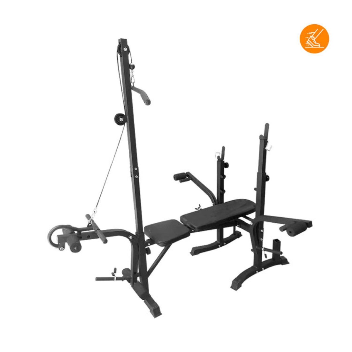 LUMAX - Banco Ejercicios Completo Pecho Piernas