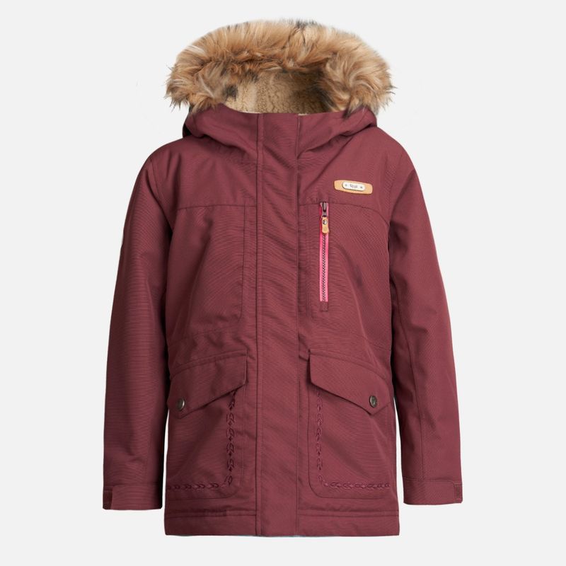 LIPPI - Chaqueta Niña Roble B-Dry Hoody Jacket Vino Lippi