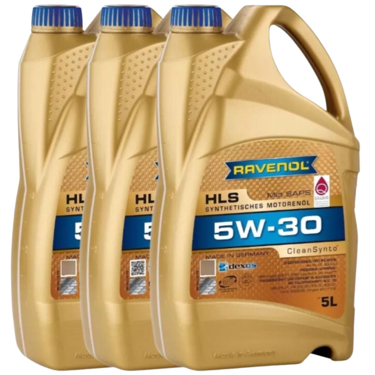 GENERICO - Aceite 5w30 Ravenol HLS Sintetico 5lts X3