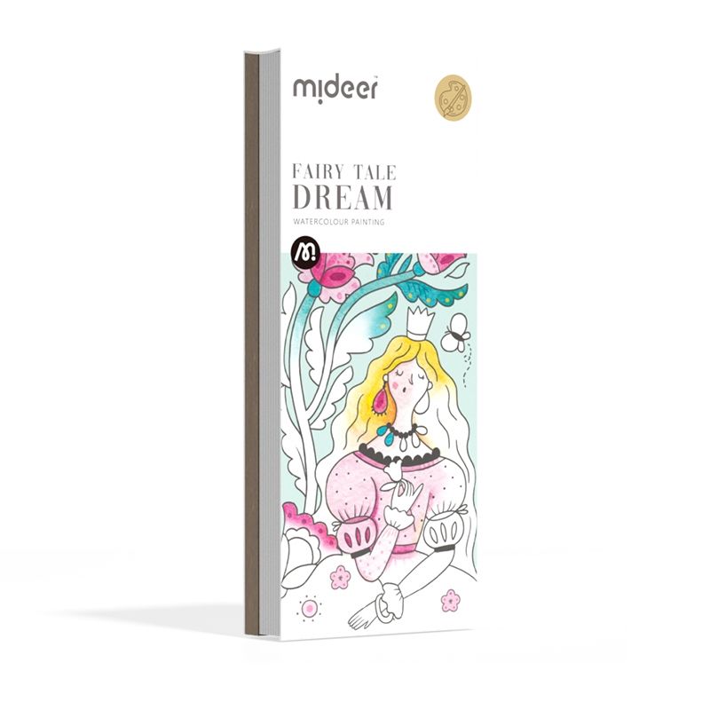 MIDEER - Libreta De Acuarelas Para Pintar Motivo Sueño de Hadas