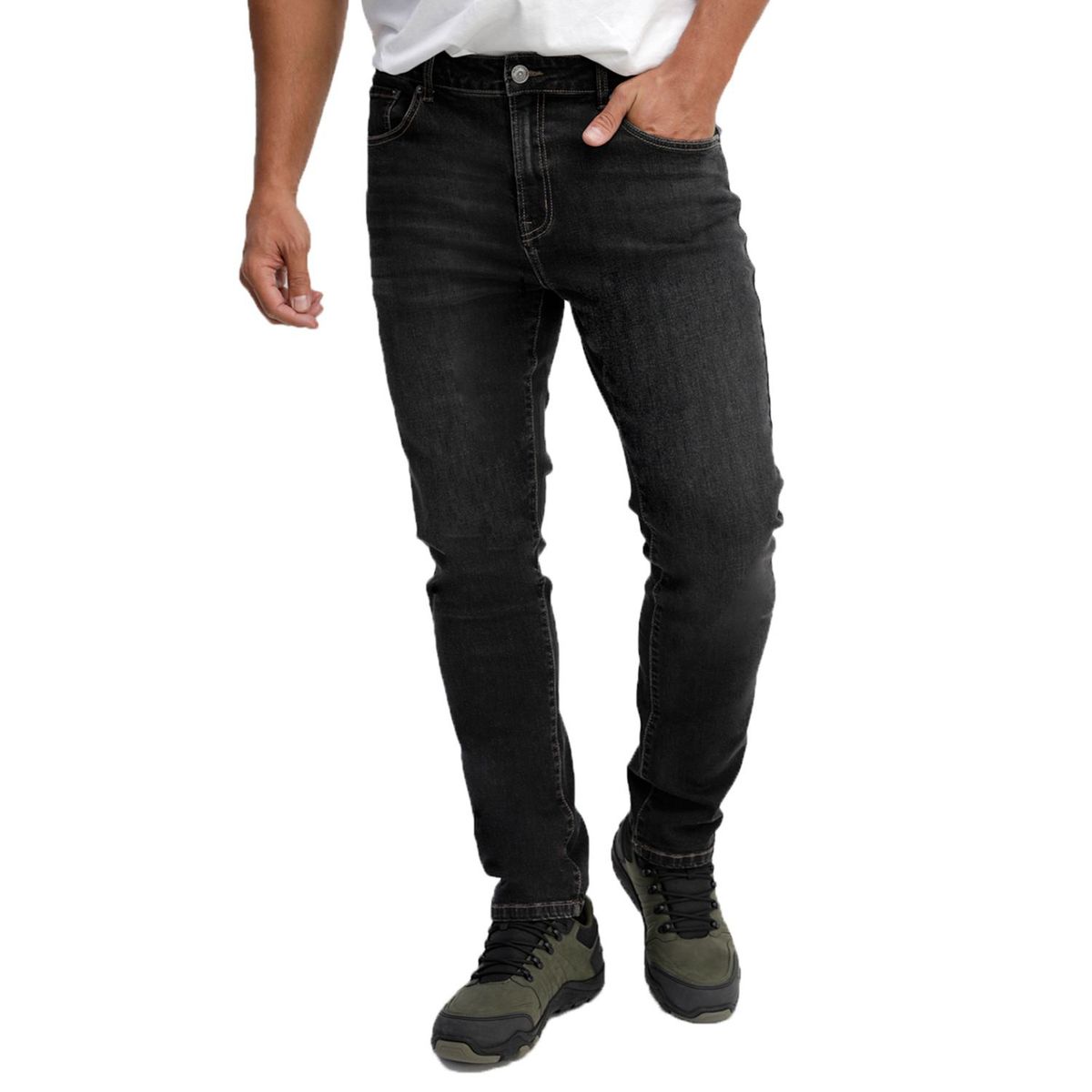PANAMA JACK - Jeans Hombre Gris oscuro Panama Jack