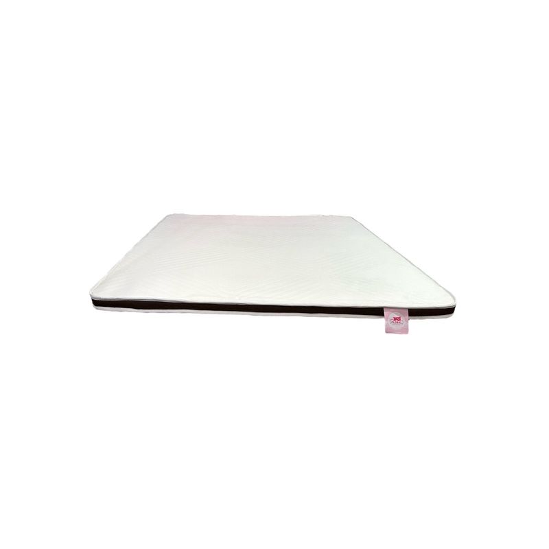 FLOBAL - Topper Cubrecolchon Blanco Flobal de 2 plazas 150x190x7 cms