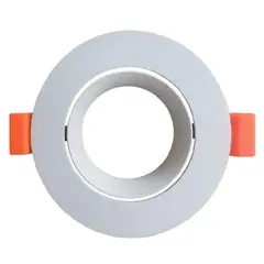 TECHNOLAMP - Bisel Orientable Evo Blanco Ip20 Con Base Gu10