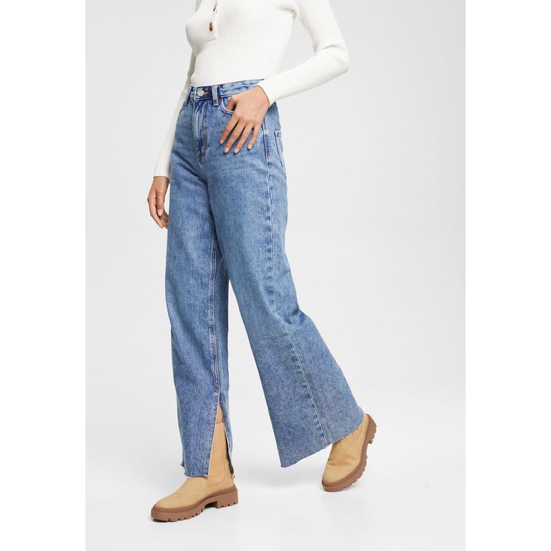 ESPRIT - Jeans De Pierna Ancha Mujer Esprit ESPRIT