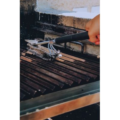 Imagen 2 del producto Escobilla de acero limpiadora para parrilla