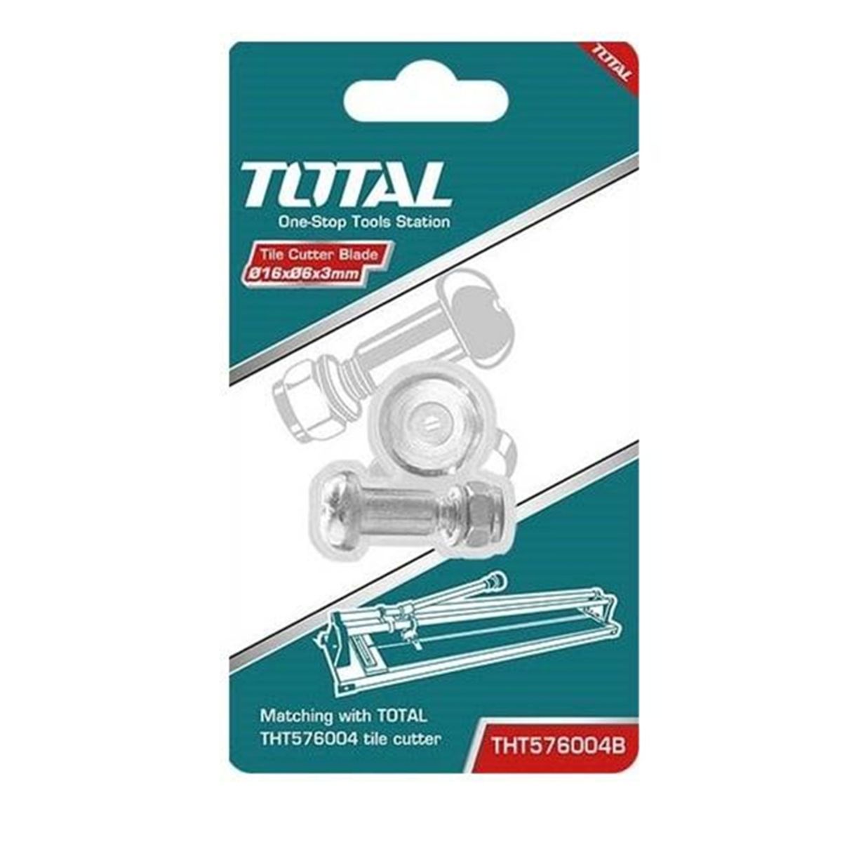 TOTAL TOOLS - Rueda Repuesto P Cortadora De Ceramica 16x6x3 Mm Total