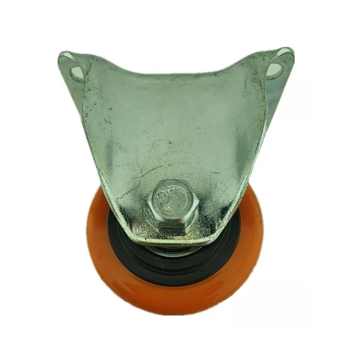 GENERICO - Rueda Naranja Fija 2.5 Pulgadas