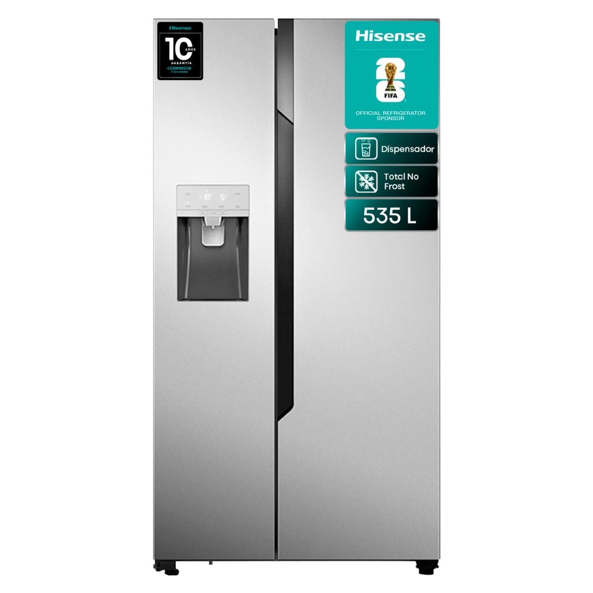 HISENSE - Refrigerador Side by Side No Frost 535 Litros RC-70WS Hisense