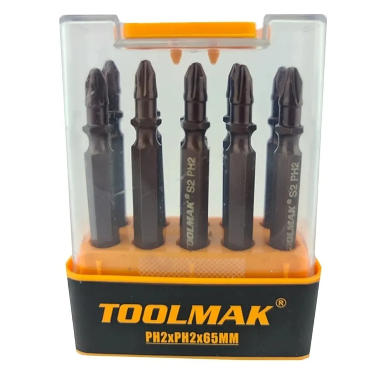 GENERICO - Set Kit Juego Puntas Phillips Ph2 Doble Magnetico 10pcs Tmk