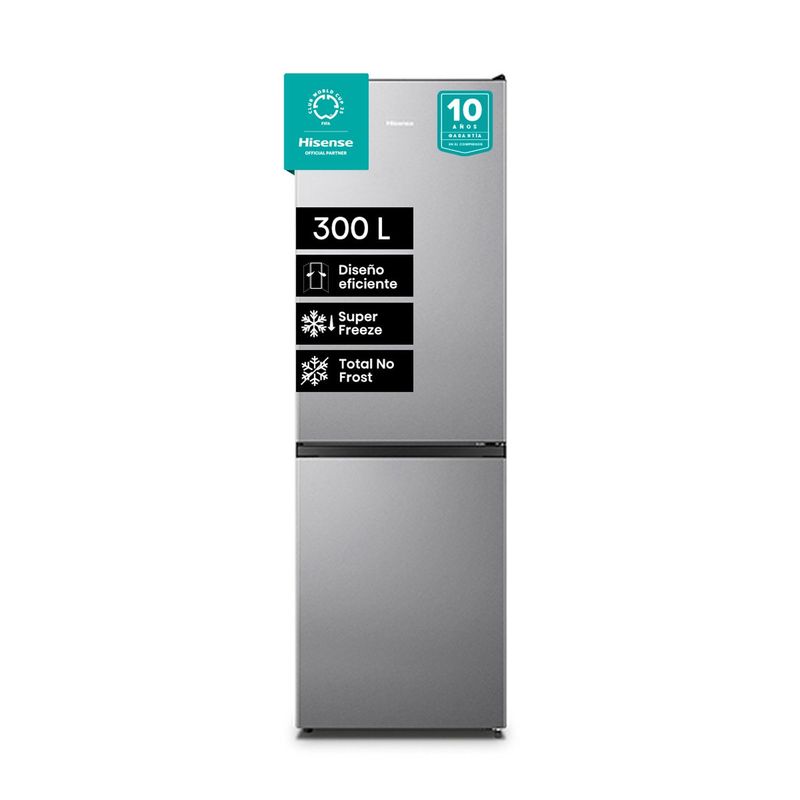HISENSE - Refrigerador Bottom Freezer 300 Litros No Frost RD-39WC Hisense