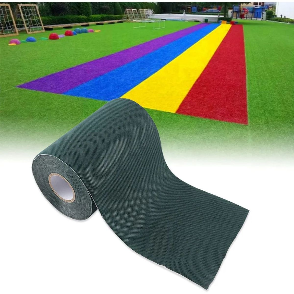 KUANGYE - Cinta De Unión De Césped Artificial 15 Cm X 1000 Cm