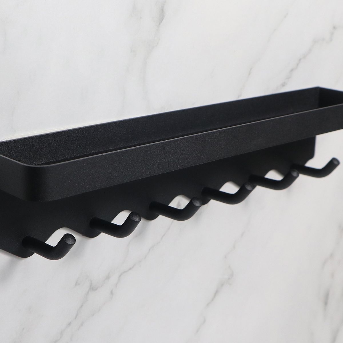 KUANGYE - Colgador De Llaves Con Compartimiento - Organizador - Negro