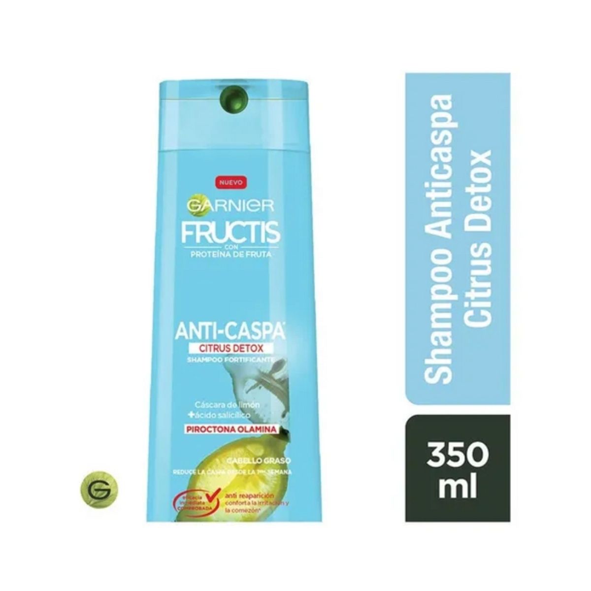 GARNIER - Garnier FRUCTIS ANTICASPA CITRUS CONTROL SHAMPOO 350 ML