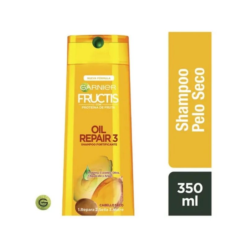 GARNIER - Garnier FRUCTIS OIL REPAIR 3 SHAMPOO 350 ML