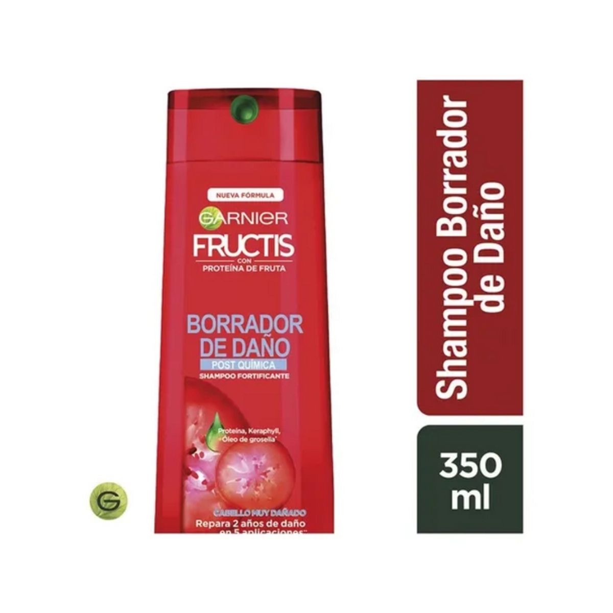 GARNIER - Garnier FRUCTIS BORRADOR DAÑO POST QUIMICA SHAMPOO 350 ML