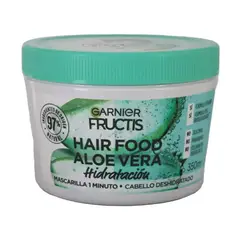 GARNIER - Mascarilla de Hidratación 1 minuto Fructis Aloe Vera 350 ML.-