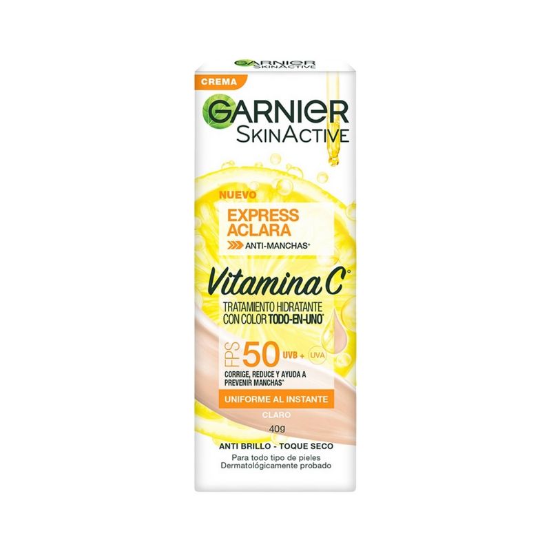 GARNIER - Garnier Crema Facial Express Aclara Clara 40 Gr