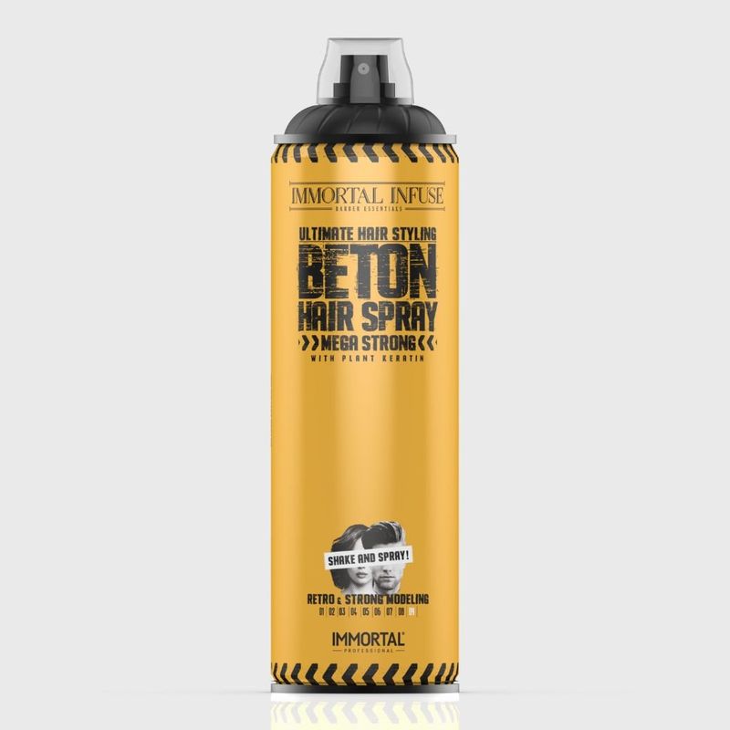 GENERICO - IMMORTAL INFUSE BETON HAIR SPRAY MEGA STRONG 500ML