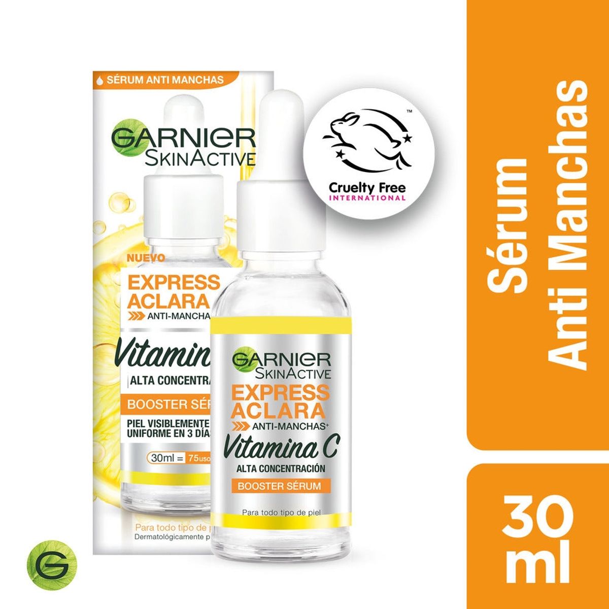 GARNIER - Serum Express Vitamina C Aclara 30 ml Garnier