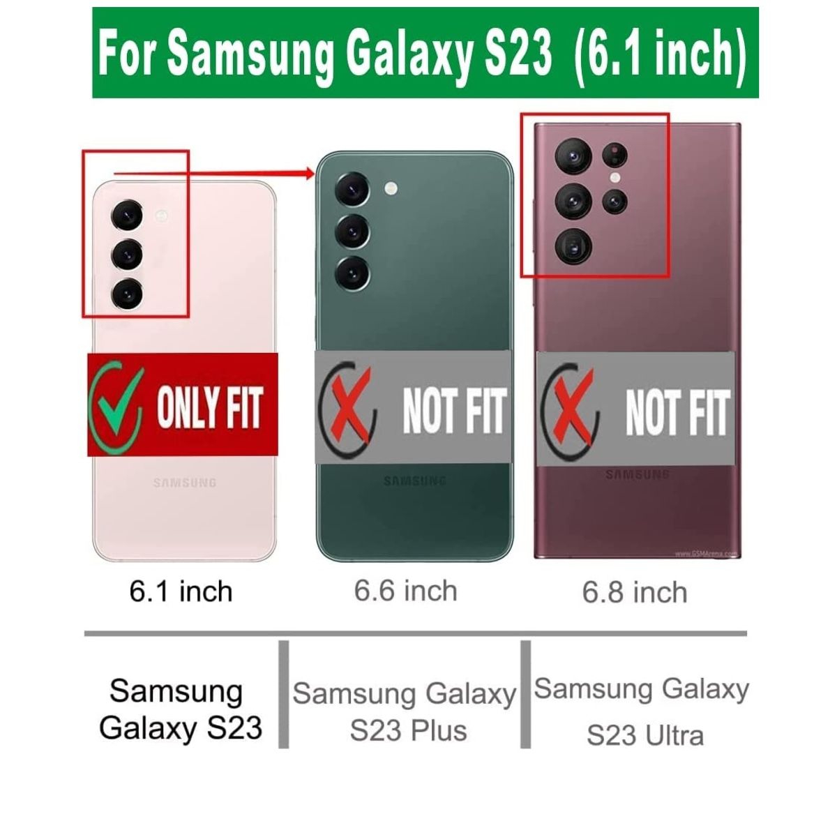 GENERICO - Carcasa Anti Golpes Para Samsung Galaxy S23 con Lamina Pantalla