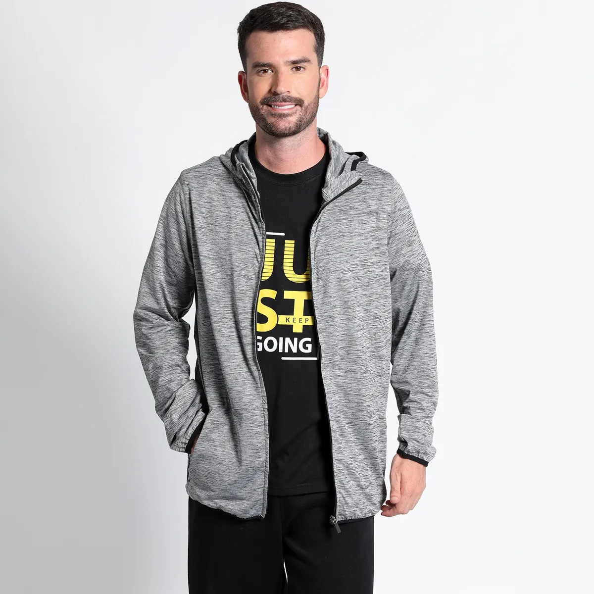 KOTTING - Polerón Media Capa Con Capucha KOTTING