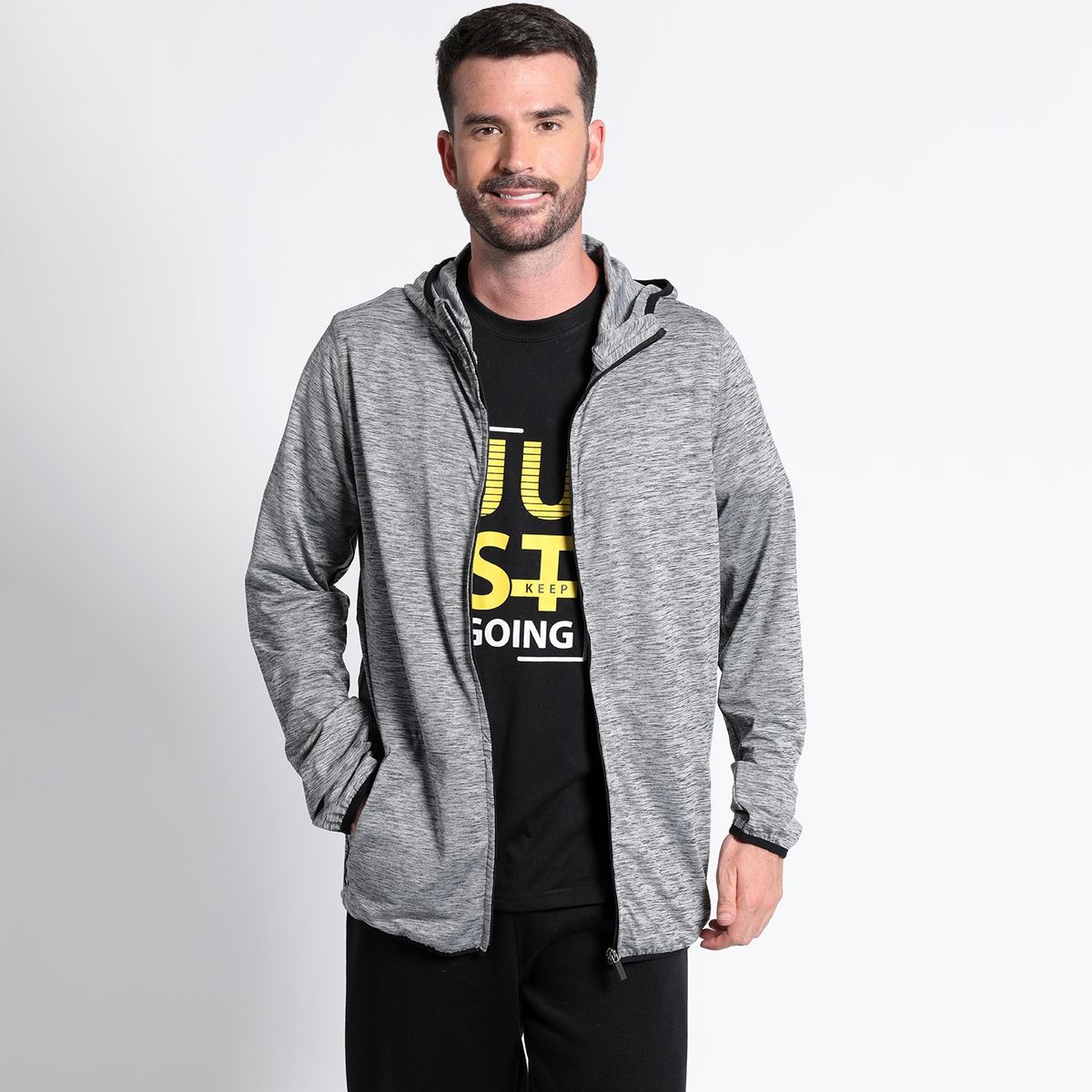 KOTTING - Polerón Media Capa Con Capucha KOTTING