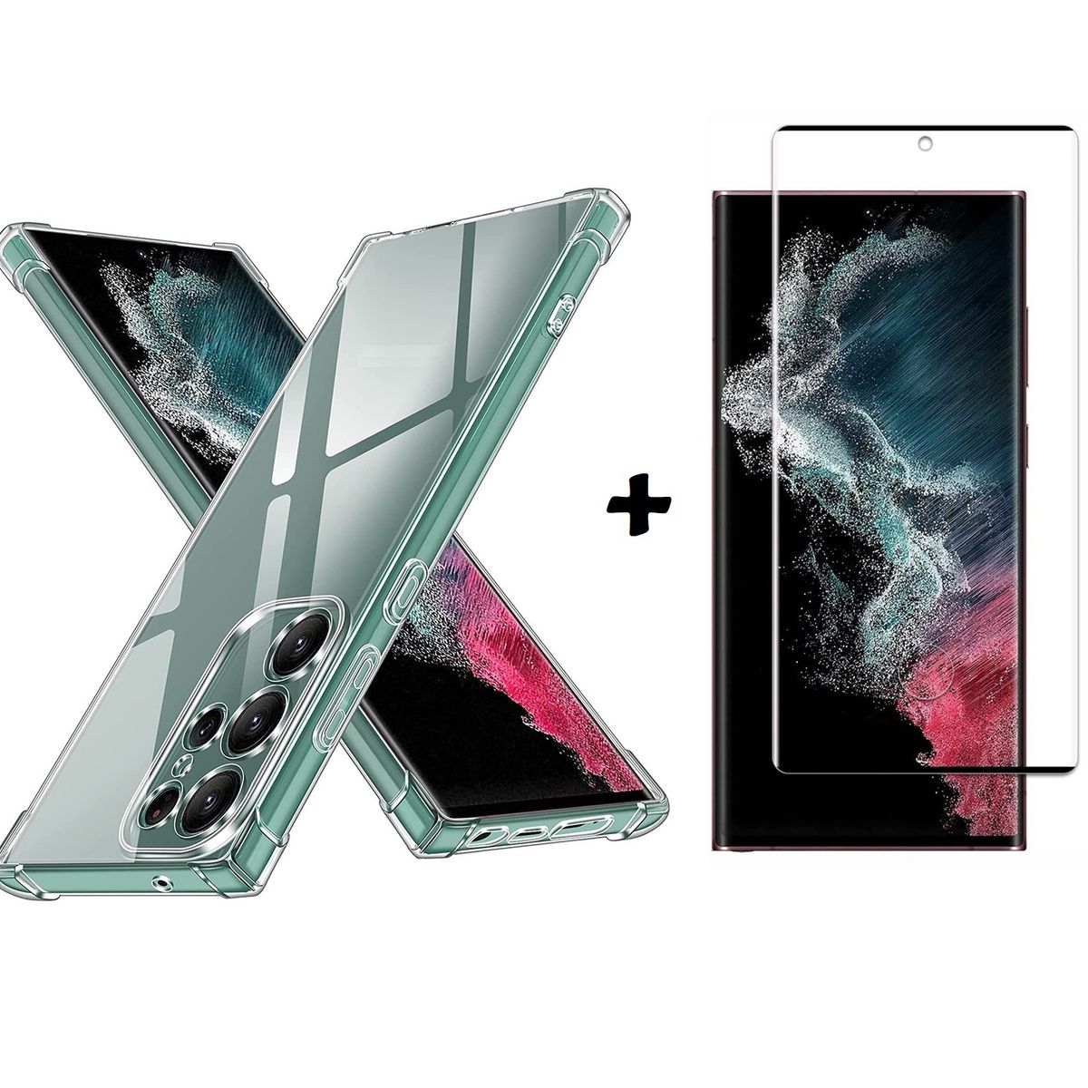 GENERICO - Carcasa Anti Golpes Para Samsung Galaxy S23 Ultra con Lamina Pantalla