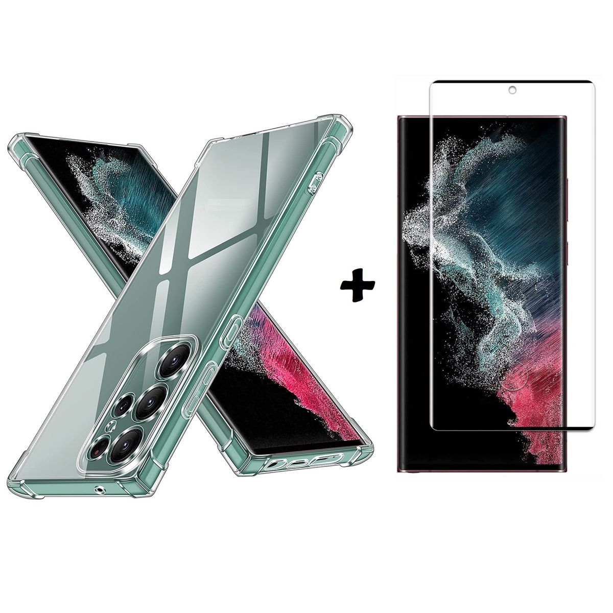 GENERICO - Carcasa Anti Golpes Para Samsung Galaxy S23 Ultra con Lamina Pantalla