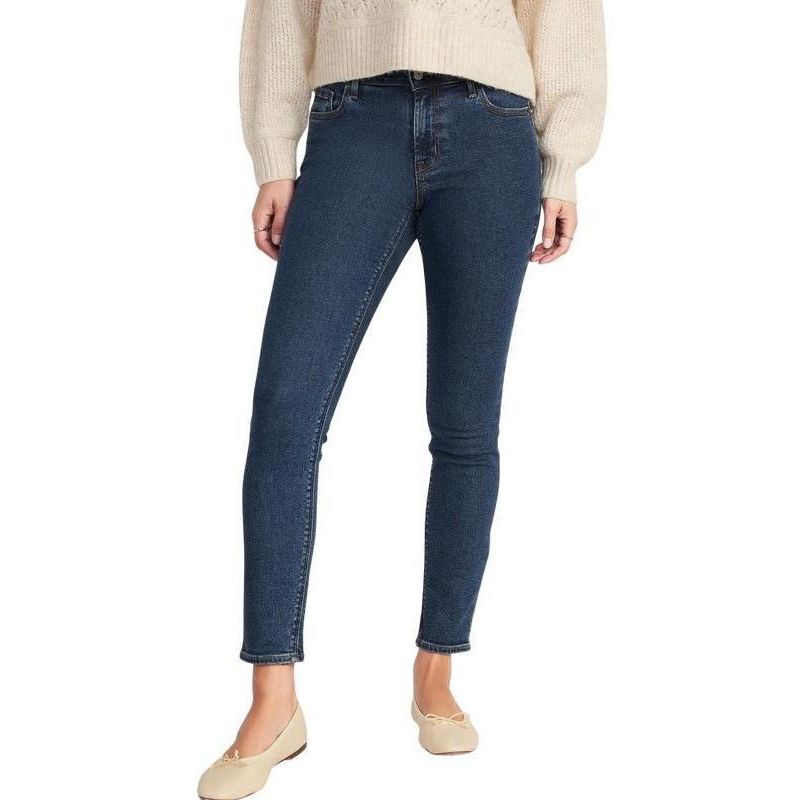 OLD NAVY - Jeans tobilleros superskinny Rockstar Azul OLD NAVY