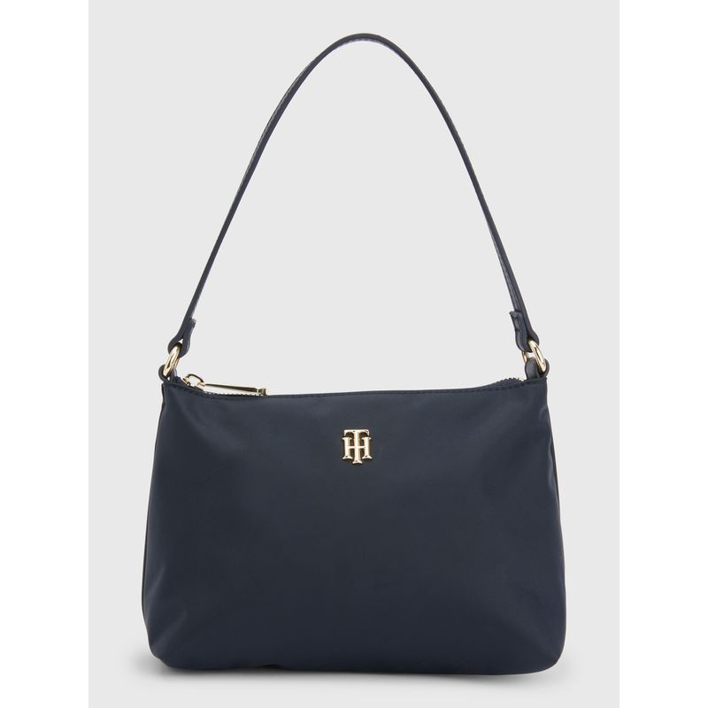 TOMMY HILFIGER - Cartera Poppy Monogram Logo Azul Tommy Hilfiger