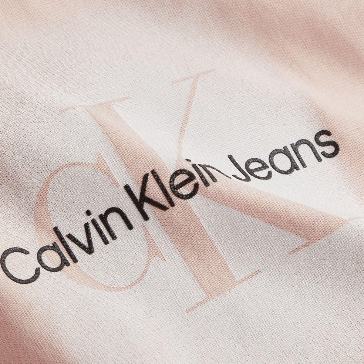 CALVIN KLEIN - Polera Spray Monologo Rosado Calvin Klein