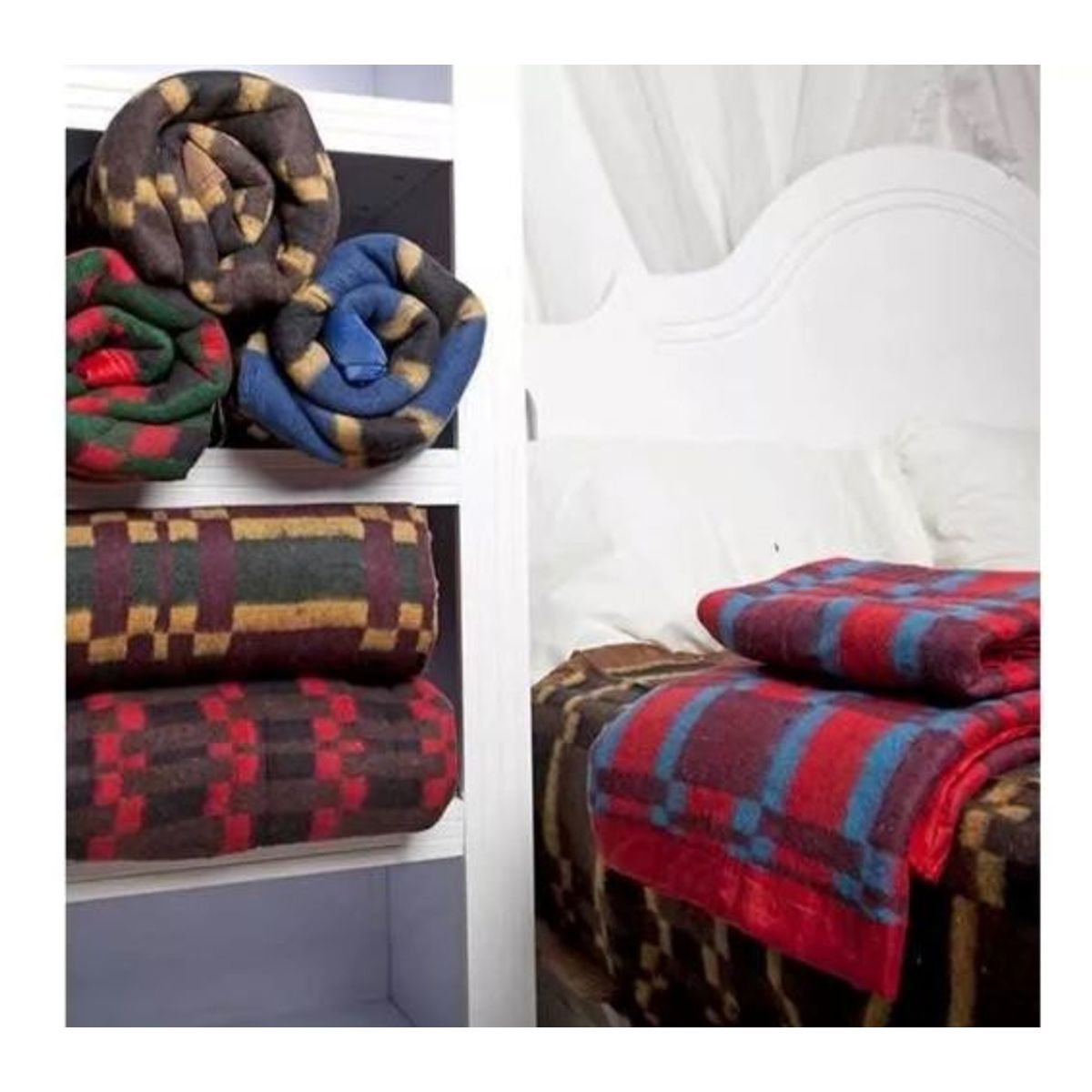 DORAL - Pack X2 Frazadas Campolindo Doral  1 1/2 Plazas