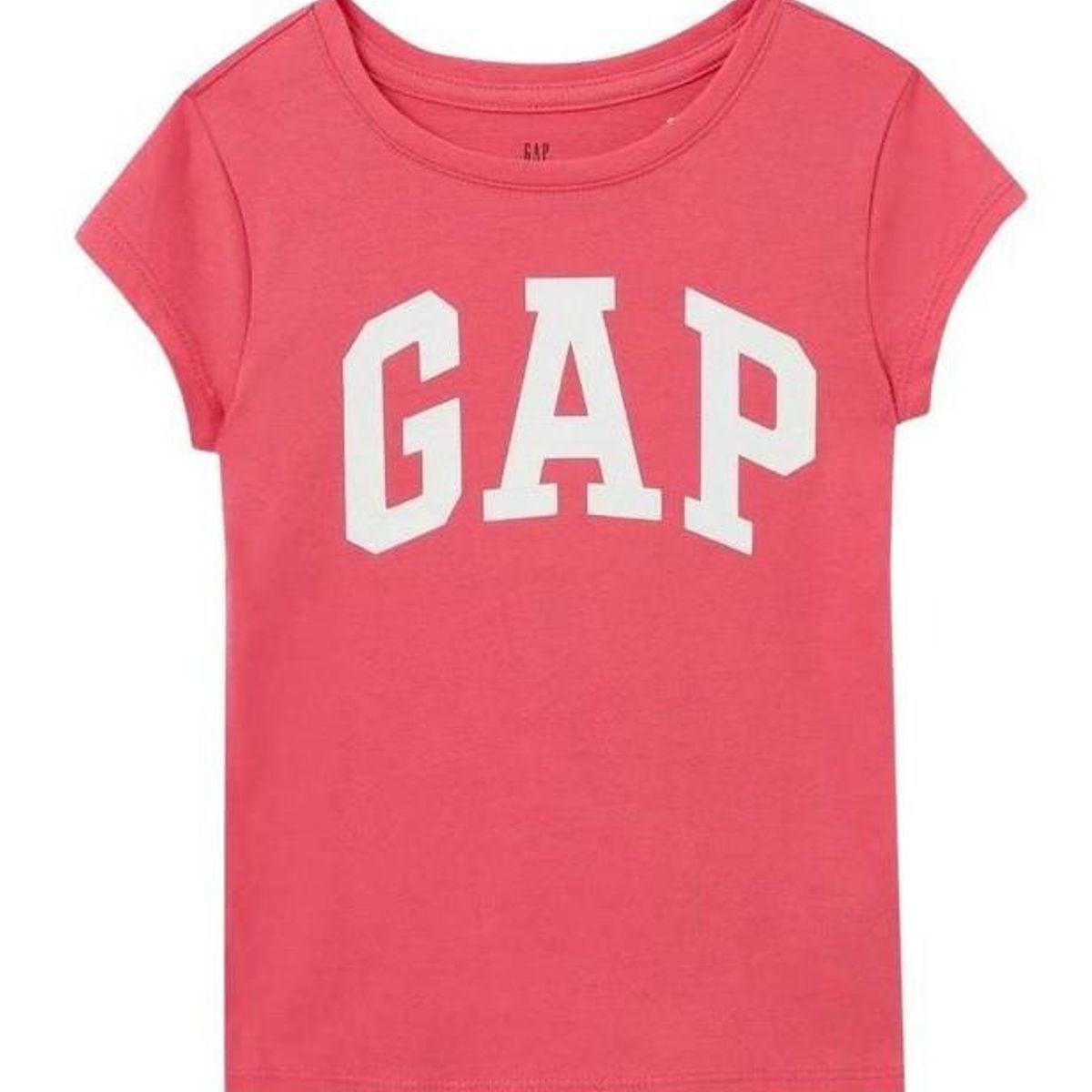 GAP - Polera Manga Corta Logo 1 Algodón Fucsia GAP