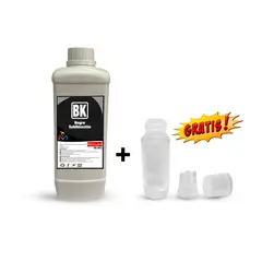 MALIK - Tinta Negra Sublimacion 1 Litro con Botella T544 para Epson L4260