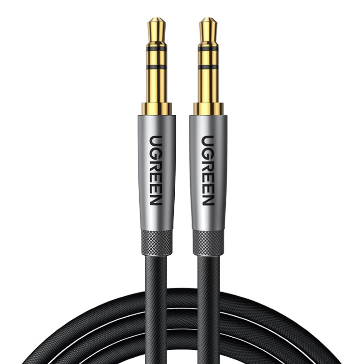 UGREEN - UGREEN Cable redondo de 3,5 mm a 3,5 mm 0,5m