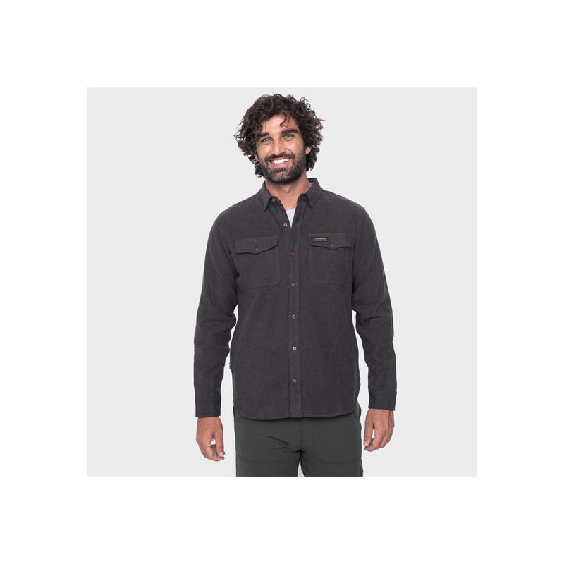 ENDURANCE - CAMISA HOMBRE KARINJO GRIS ENDURANCE