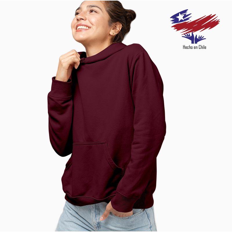 MPS - Poleron Canguro con gorro capucha MUJER
