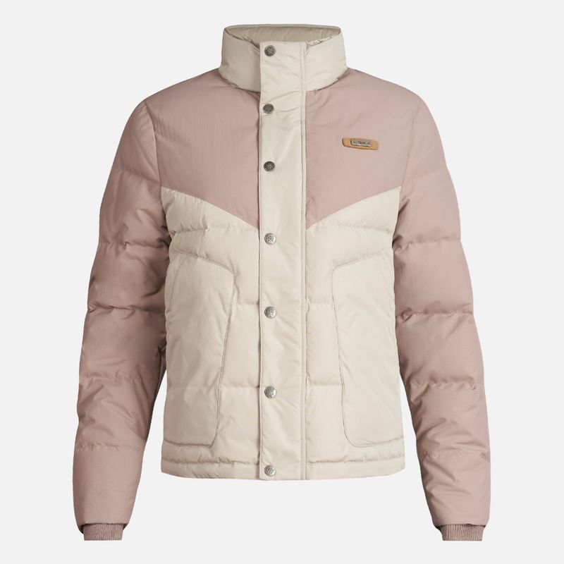 LIPPI - Chaqueta Mujer Kobuk Down Hoody Jacket Crema Lippi