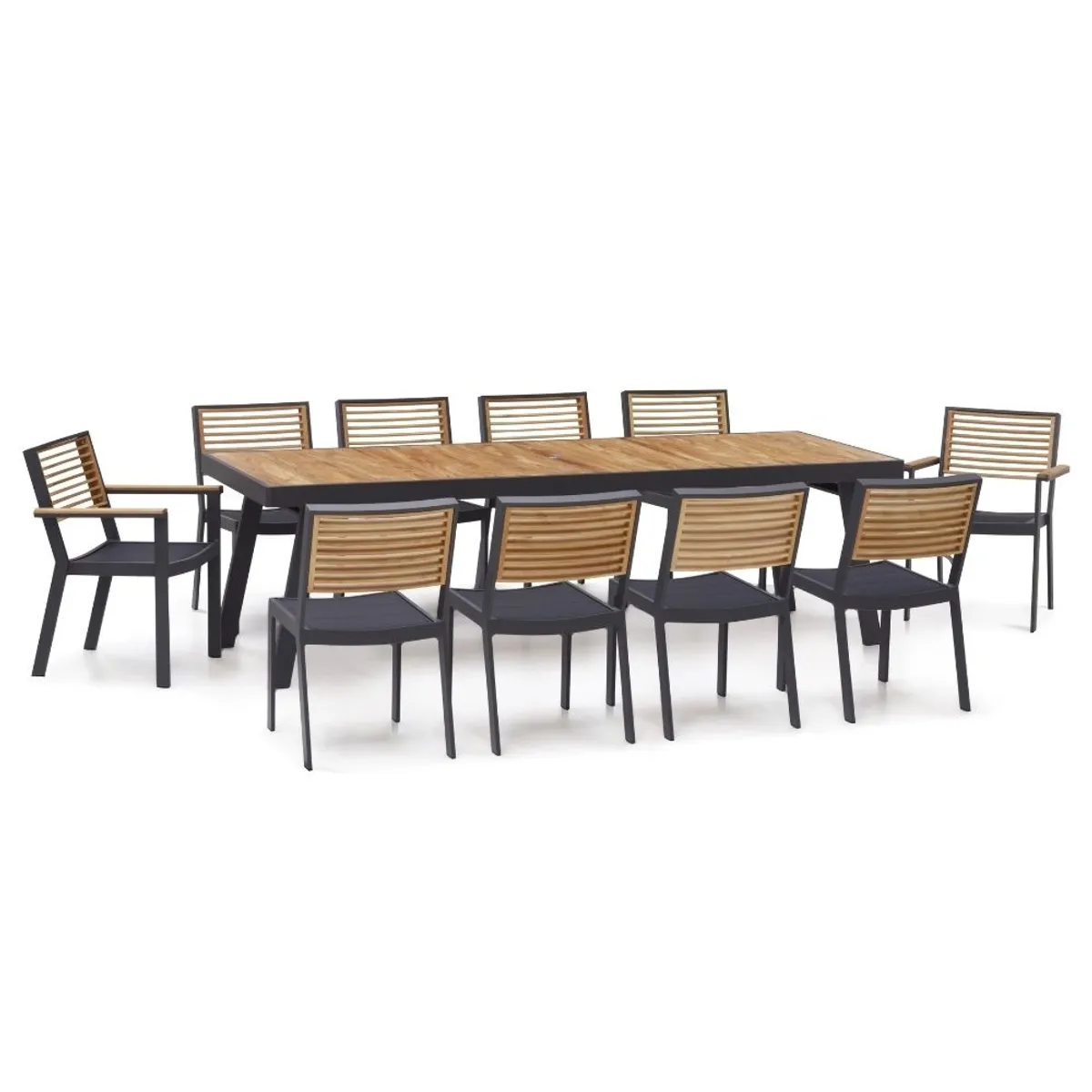 ROSEN - Juego Comedor de Terraza Rosen Marasusa 10 Personas
