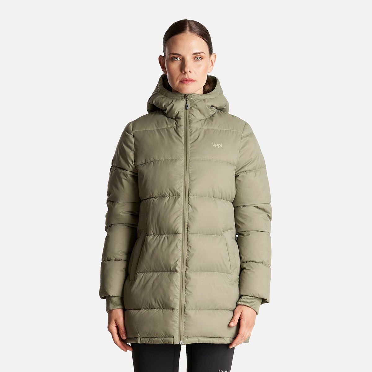 LIPPI - Chaqueta Mujer Long Line Steam Pro Hoody Jacket Laurel Lippi