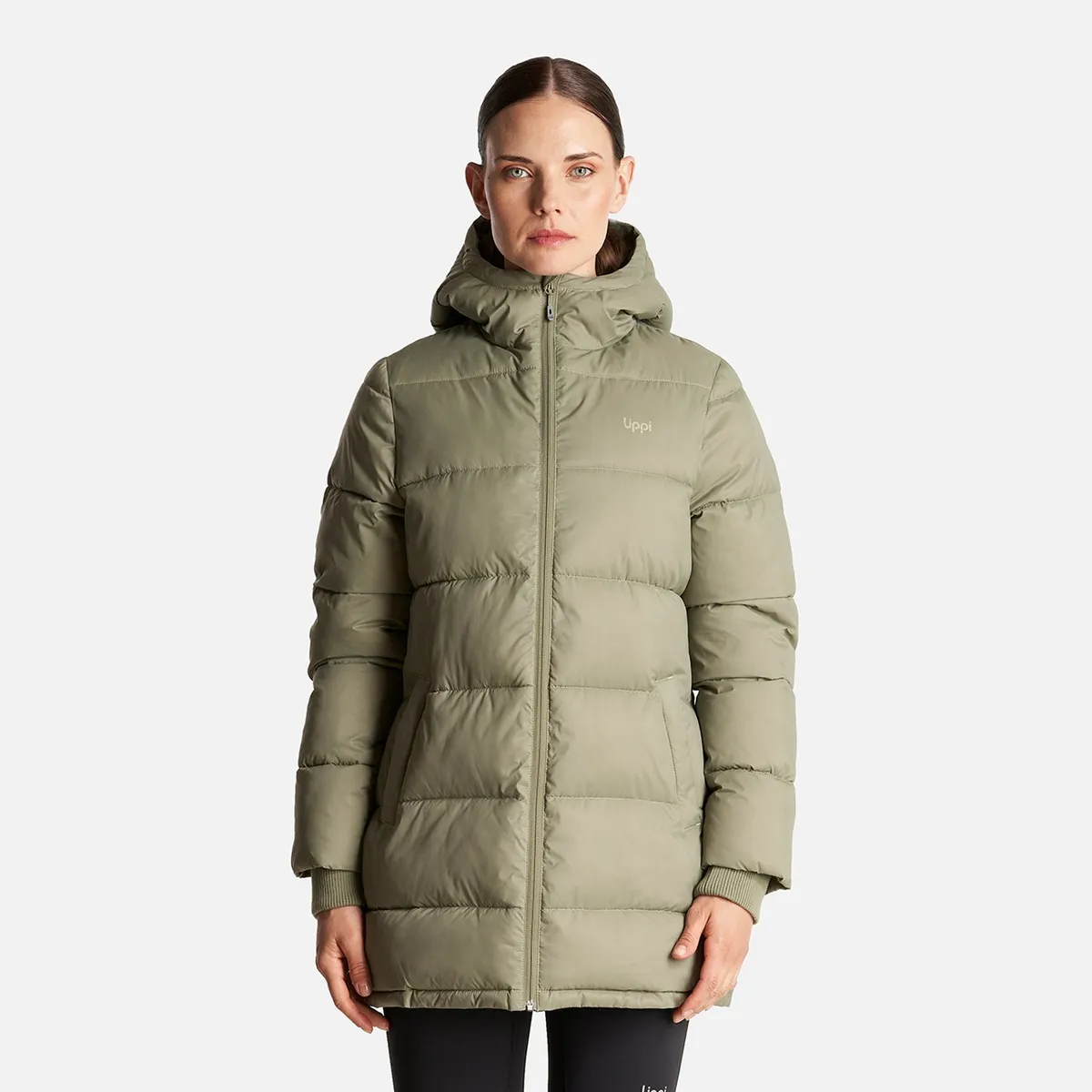 LIPPI - Chaqueta Mujer Long Line Steam Pro Hoody Jacket Laurel Lippi