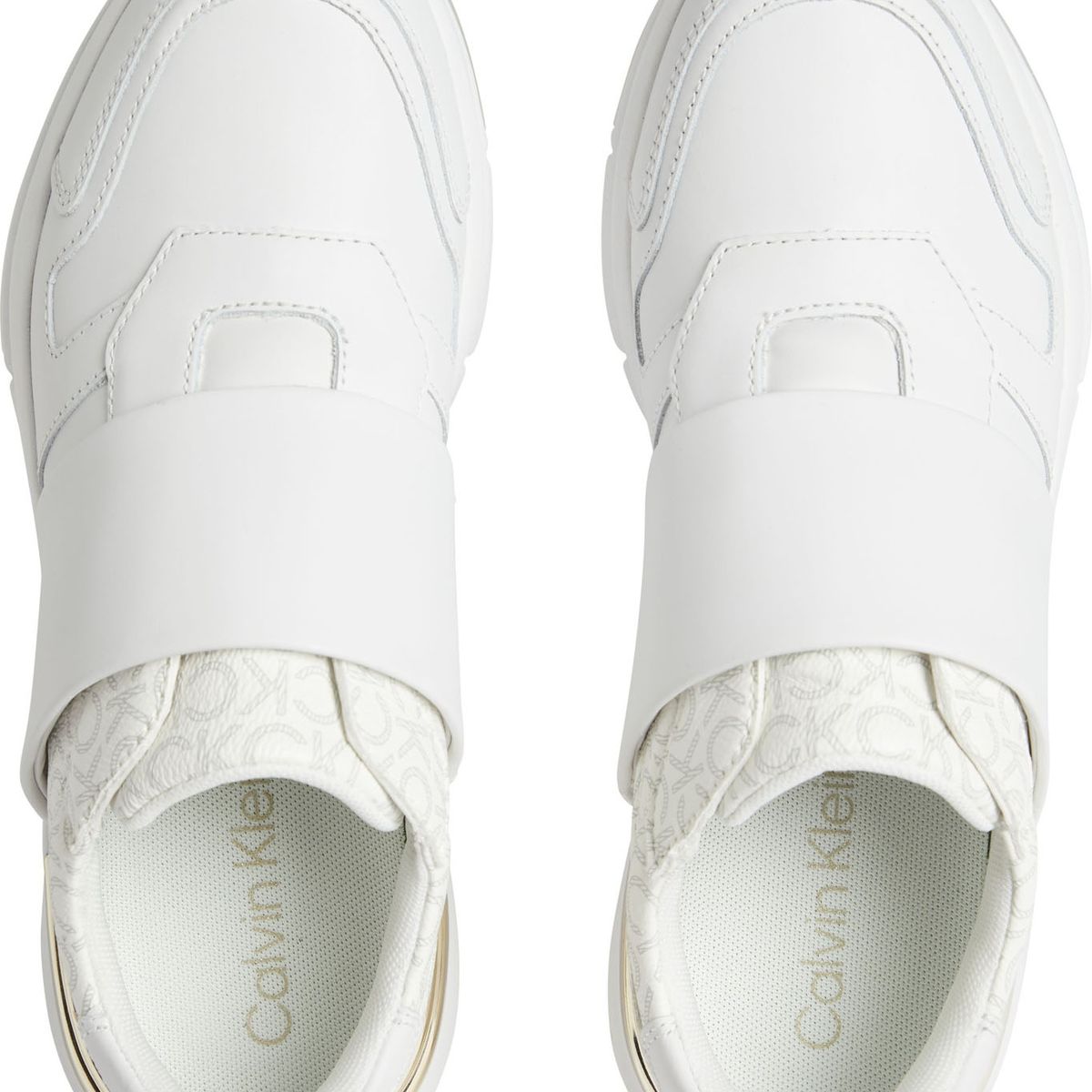 CALVIN KLEIN - Zapatilla Flexi Run Slip Blanco Calvin Klein
