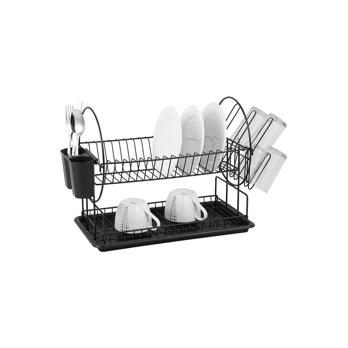 DECOTEAM - Secador Escurridor de Loza Platos Decoteam 2 Niveles DECOTEAM