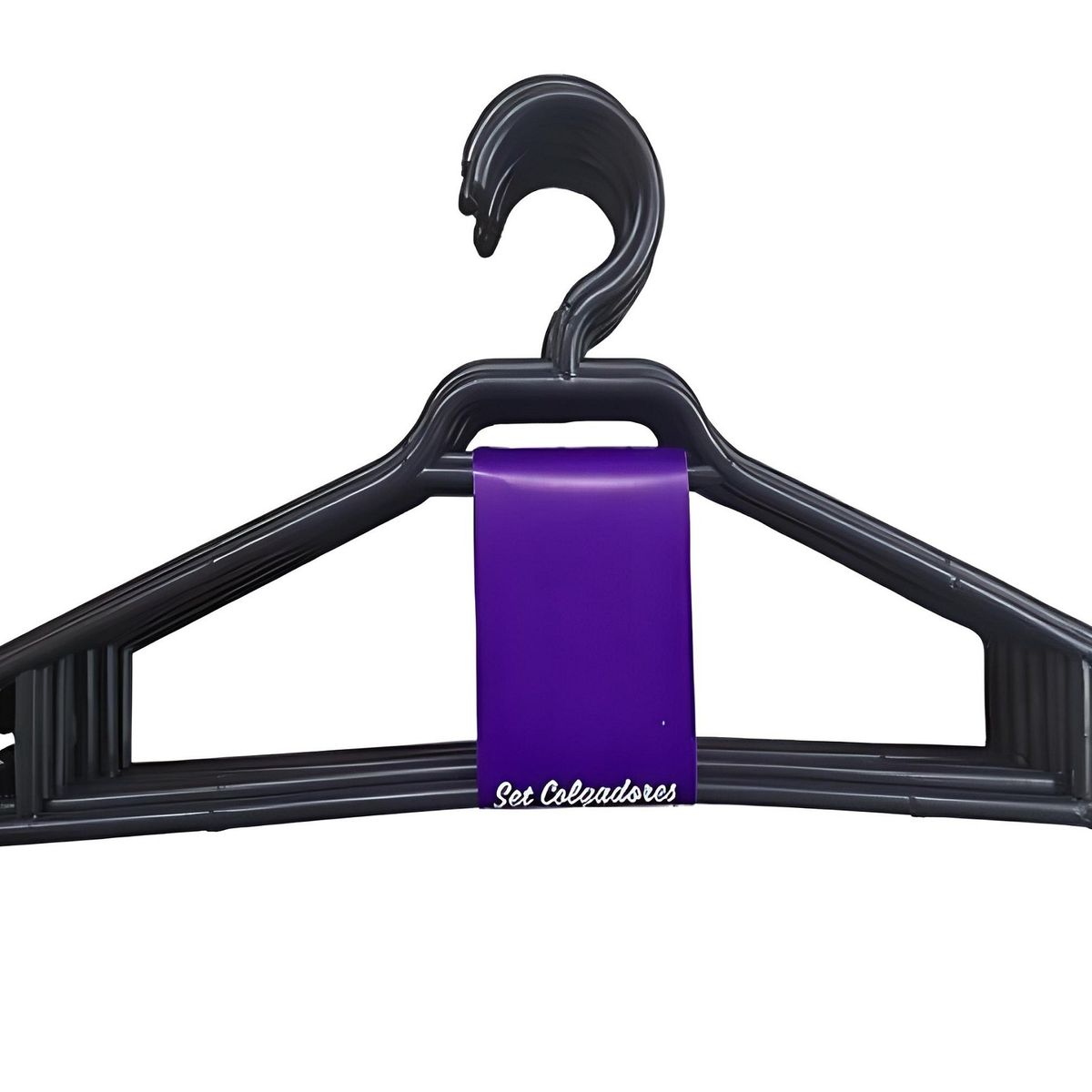 BLOCCARE - Colgadores De Ropa Plástico - Pack 50 Unidades