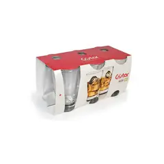 GENERICO - Set 6 Vasos Altos Vidrio Cristal 394ml London